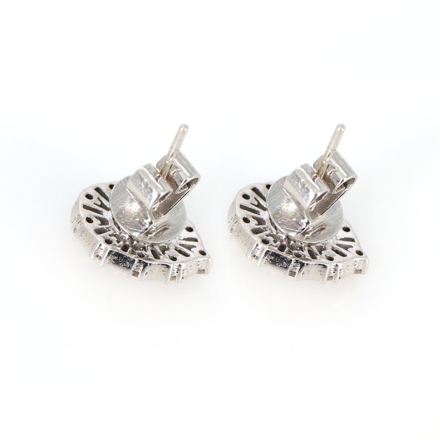 Real Tear Drop Stud Earring 14K Gold