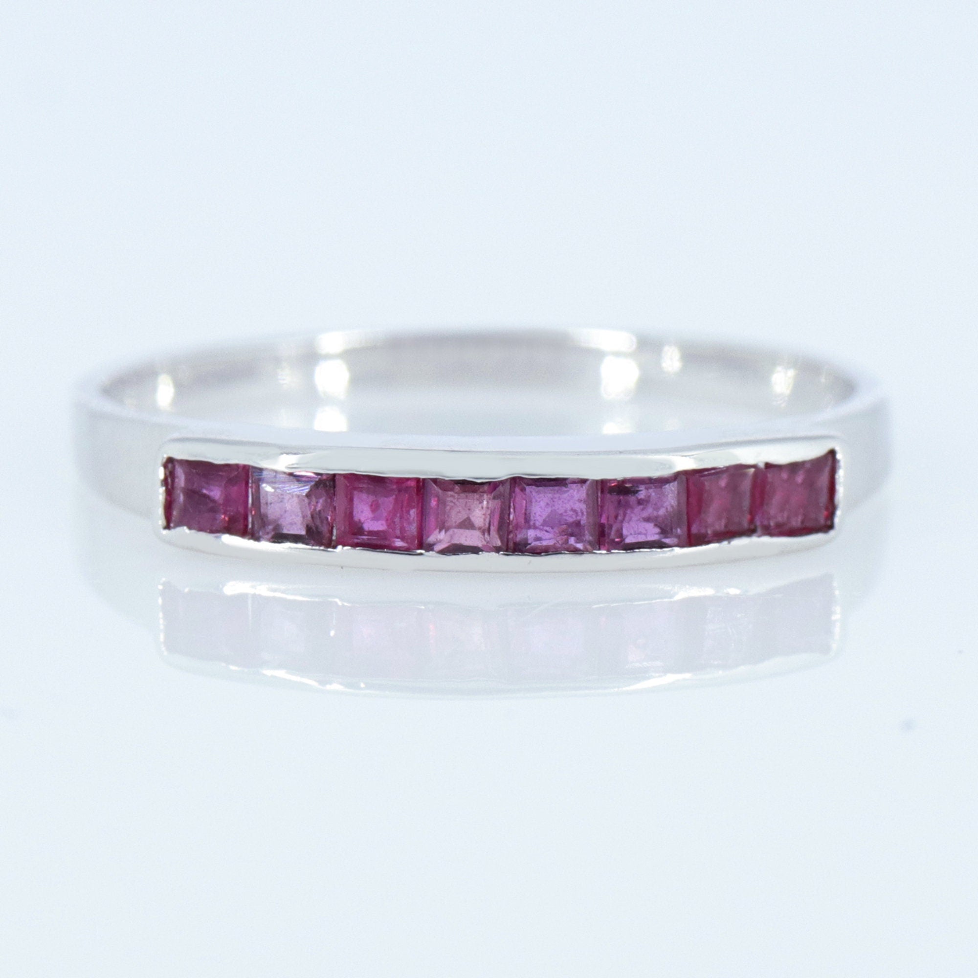 Ruby Ring Silver