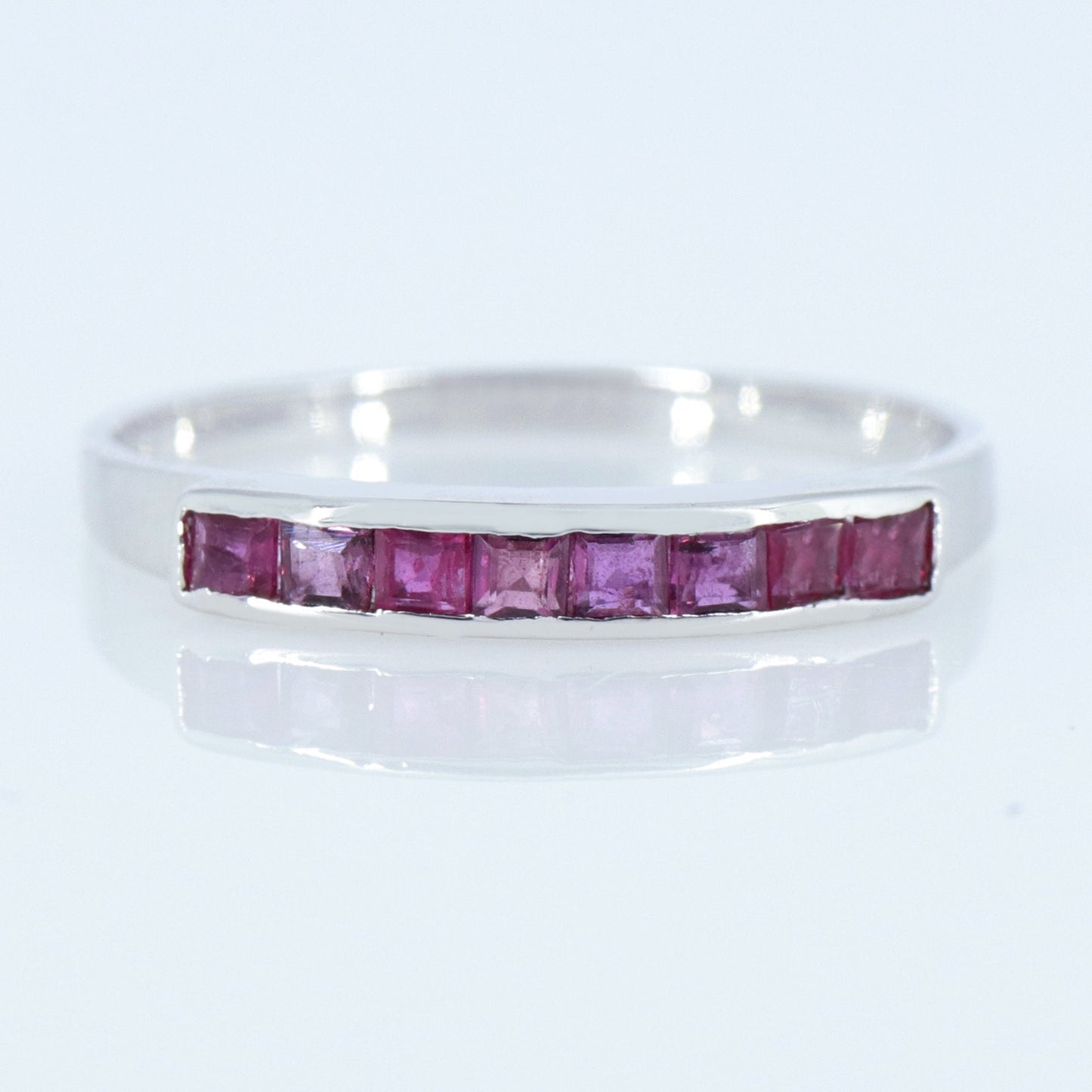 Ruby Ring Silver