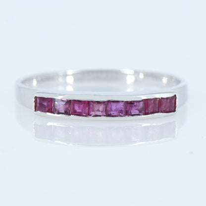 Ruby Ring Silver