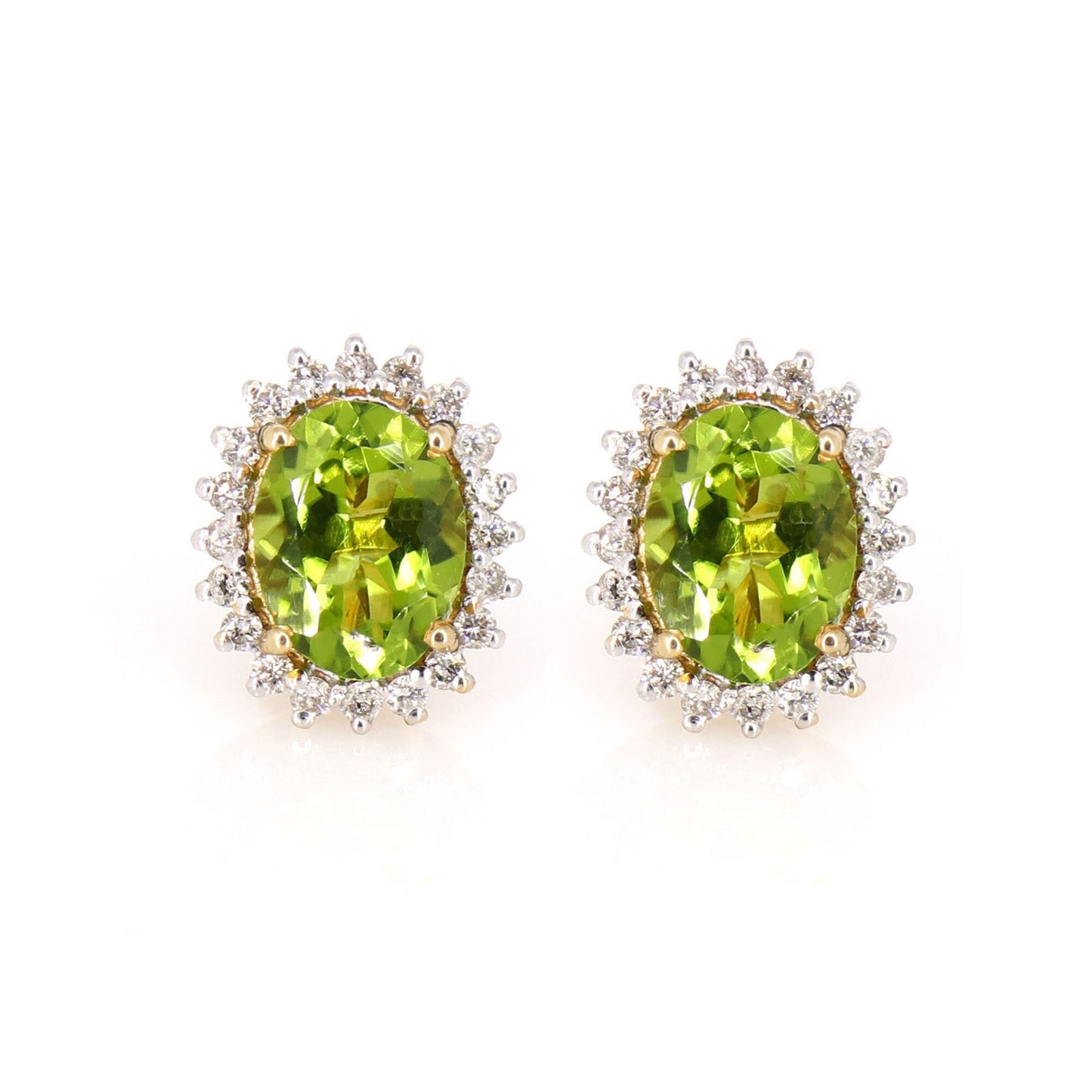 3.61Ct Peridot Earring