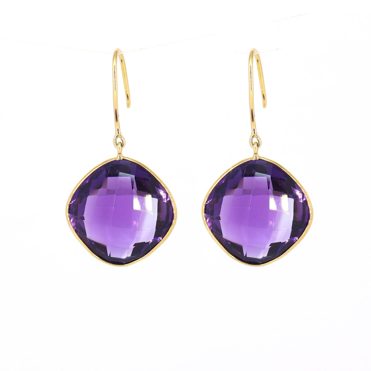 Amethyst Earring 18K