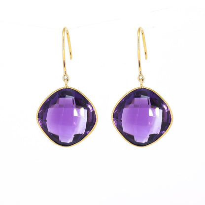 Amethyst Earring 18K
