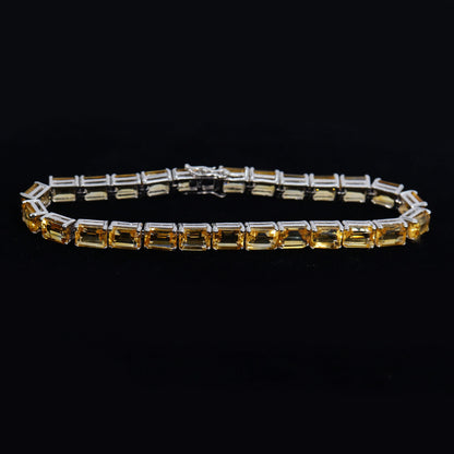 Citrine Bracelet Silver