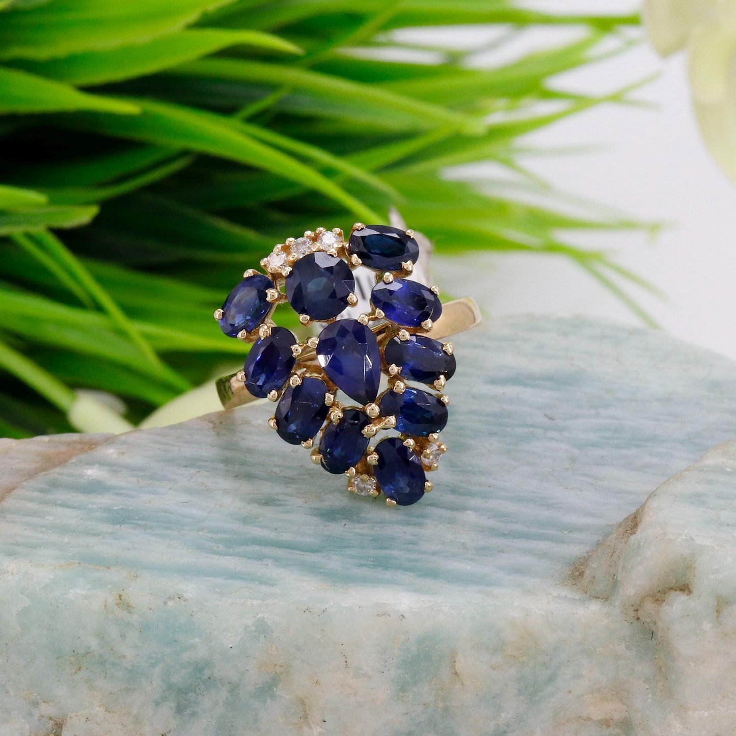 Yellow Sapphire Ring 14K Gold