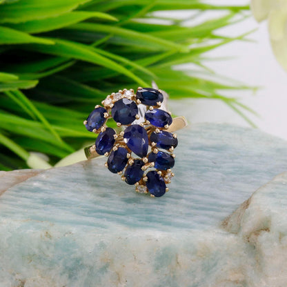 Yellow Sapphire Ring 14K Gold