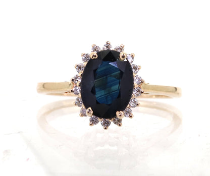 Sapphire Beautiful Ring 14K Gold