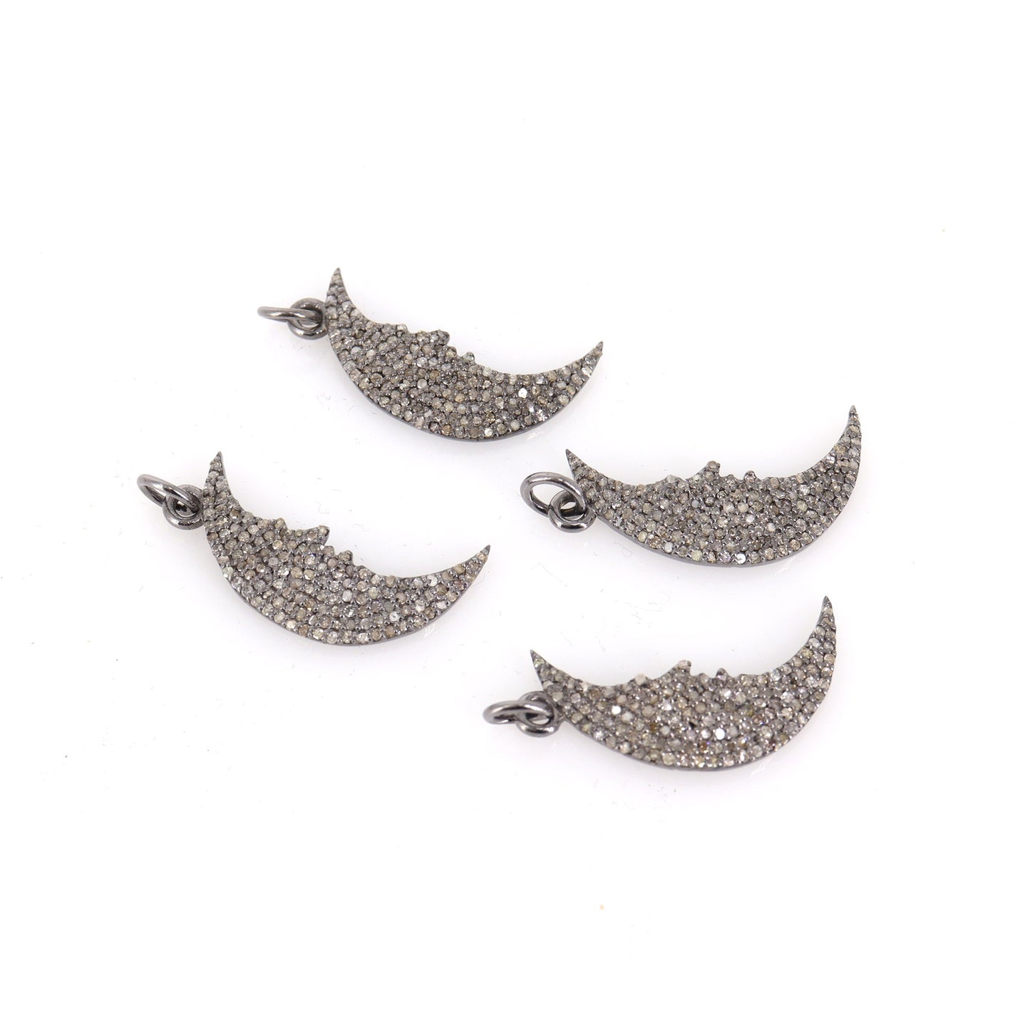Crescent Moon Pendant Silver