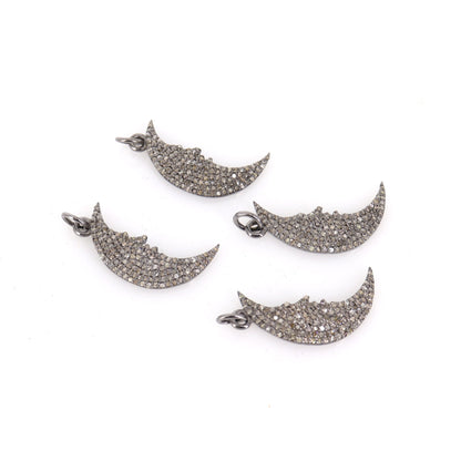 Crescent Moon Pendant Silver