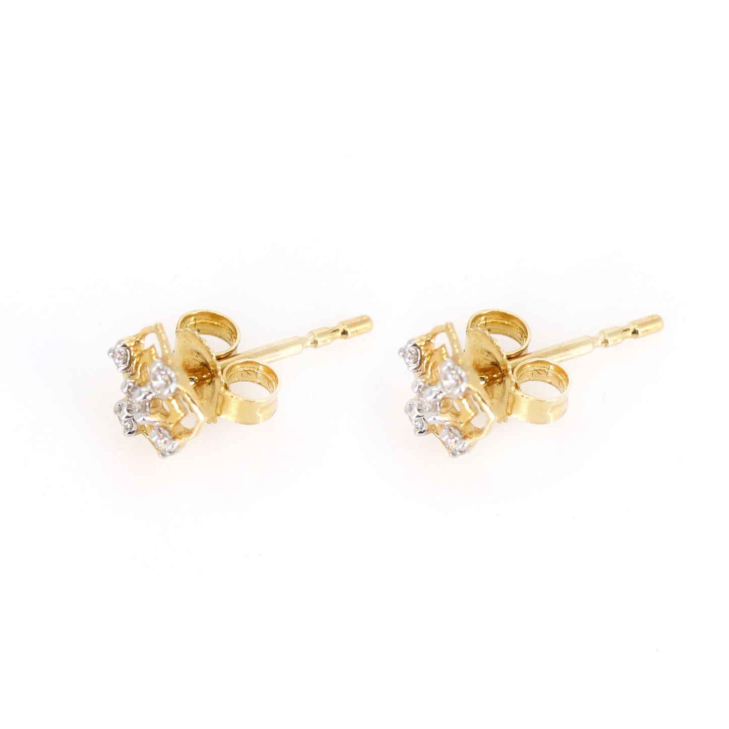 Tiny Yellow Earring 14K Gold