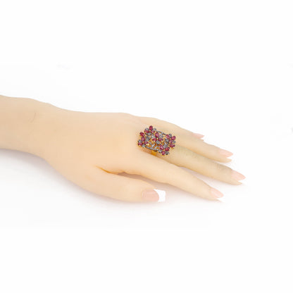 Ruby Ring Silver
