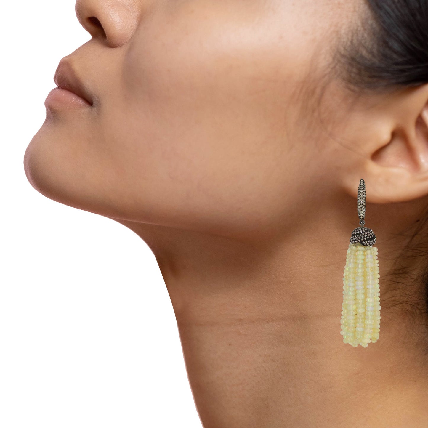 October Bithstone Multi Fire Gemstone Earring