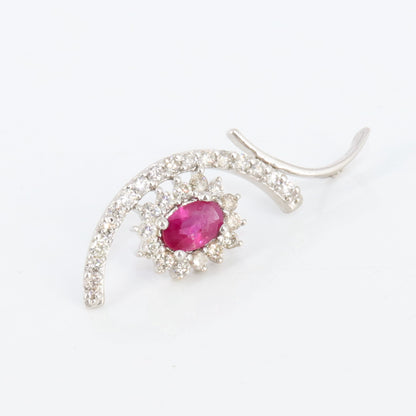 White Pendant 18K Gold