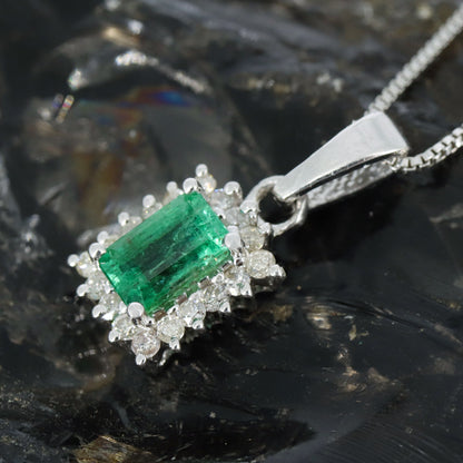 Genuine Blue Sapphire Pendant Silver