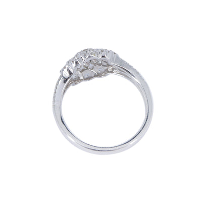 Round Cut Ring 18K Gold