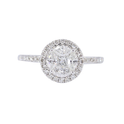 Marquise & Princess Cut Ring 18K Gold