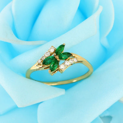 Emerald Ring 18K Gold