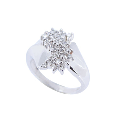 White Ring 18K Gold