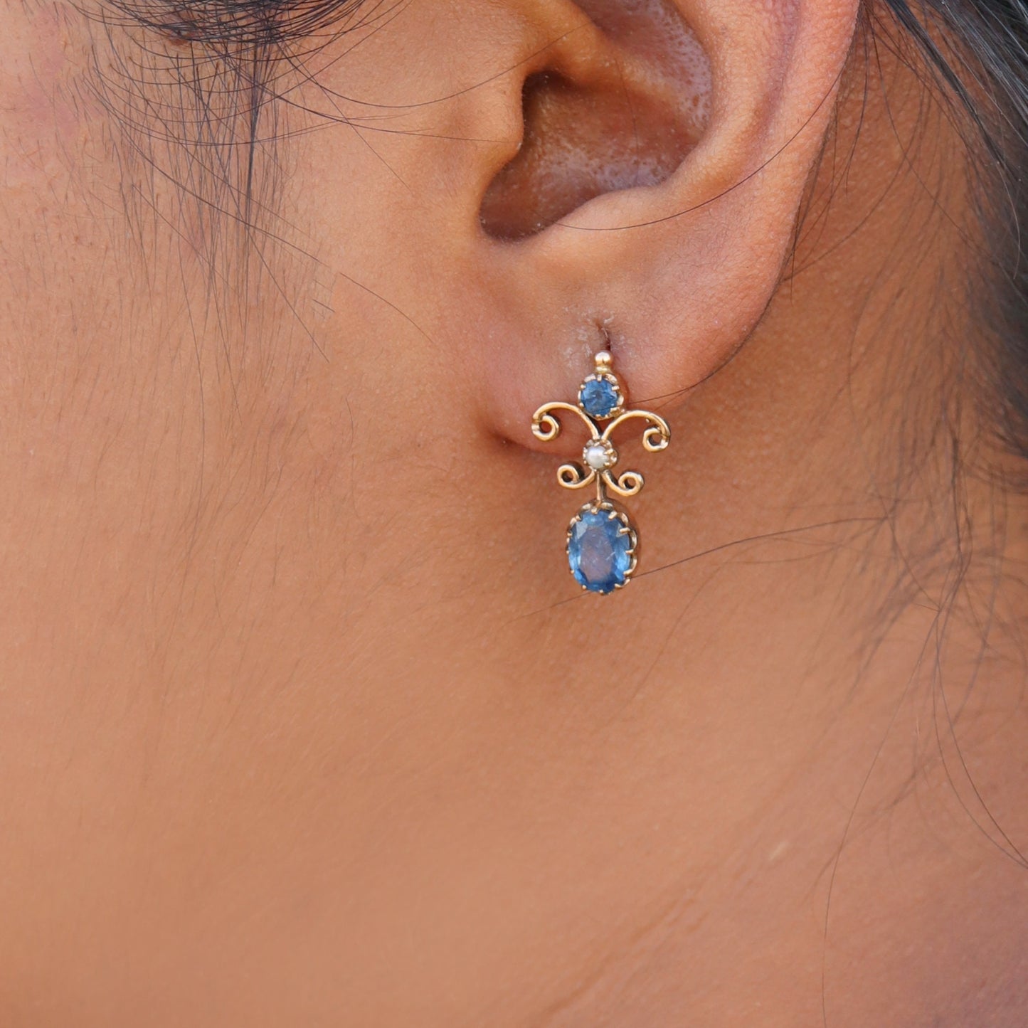 9K Yellow Earring Gold