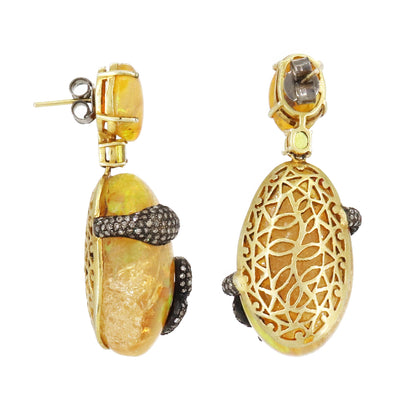 Opal Gemstone Earring