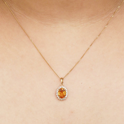 Yellow Necklace 14K Gold