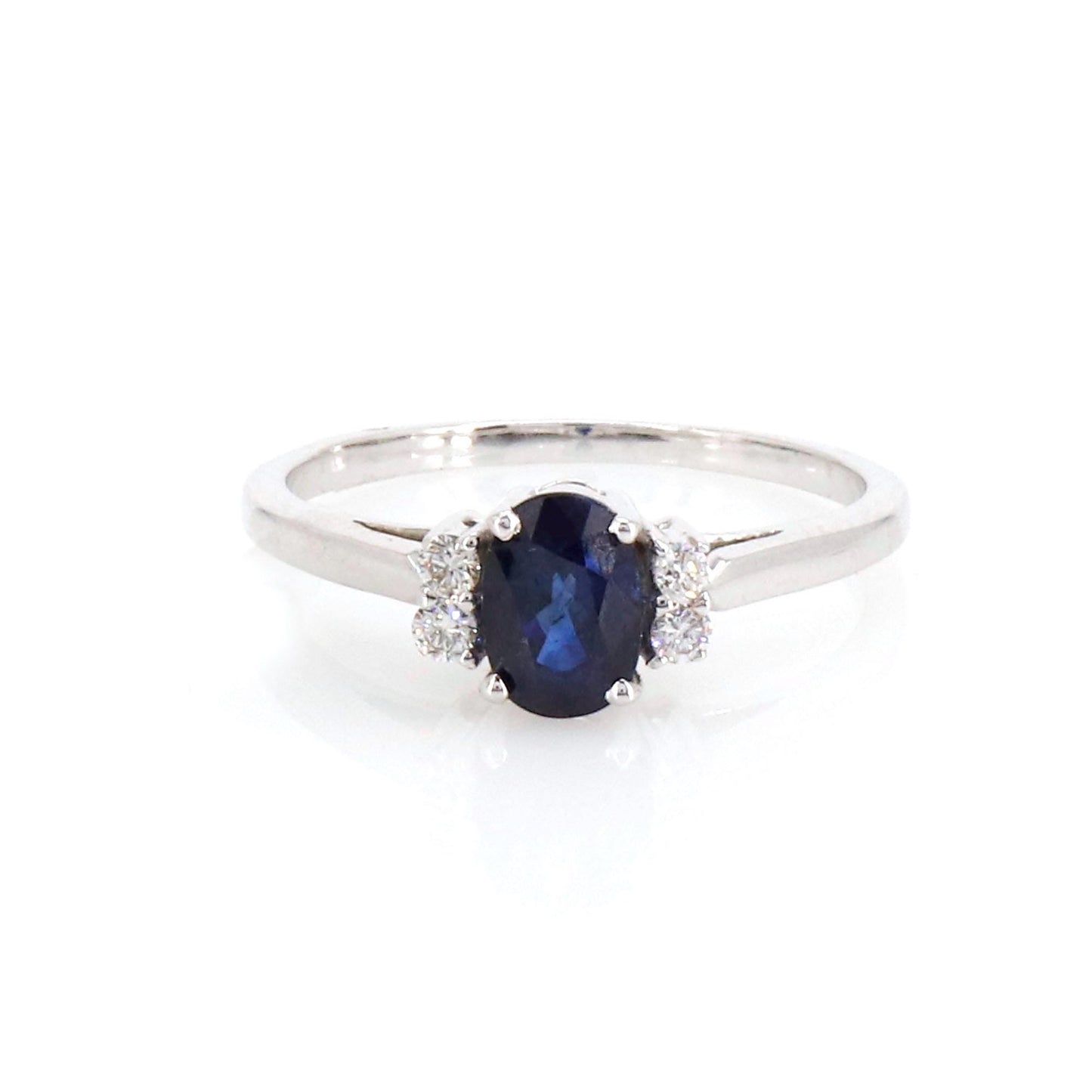 Handmade Sapphire & Ring 14K Gold