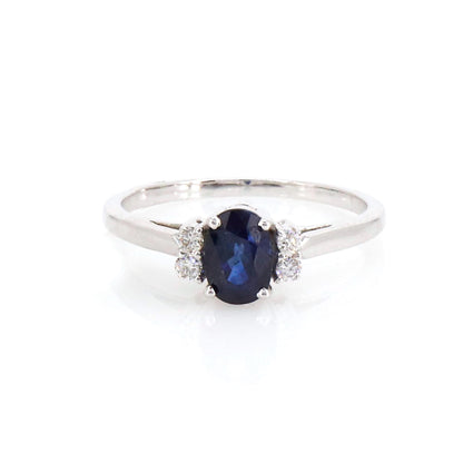 Handmade Sapphire & Ring 14K Gold