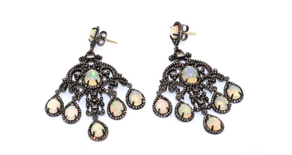 Exclusively Designed Vintage Replica Victorian Earring Gold