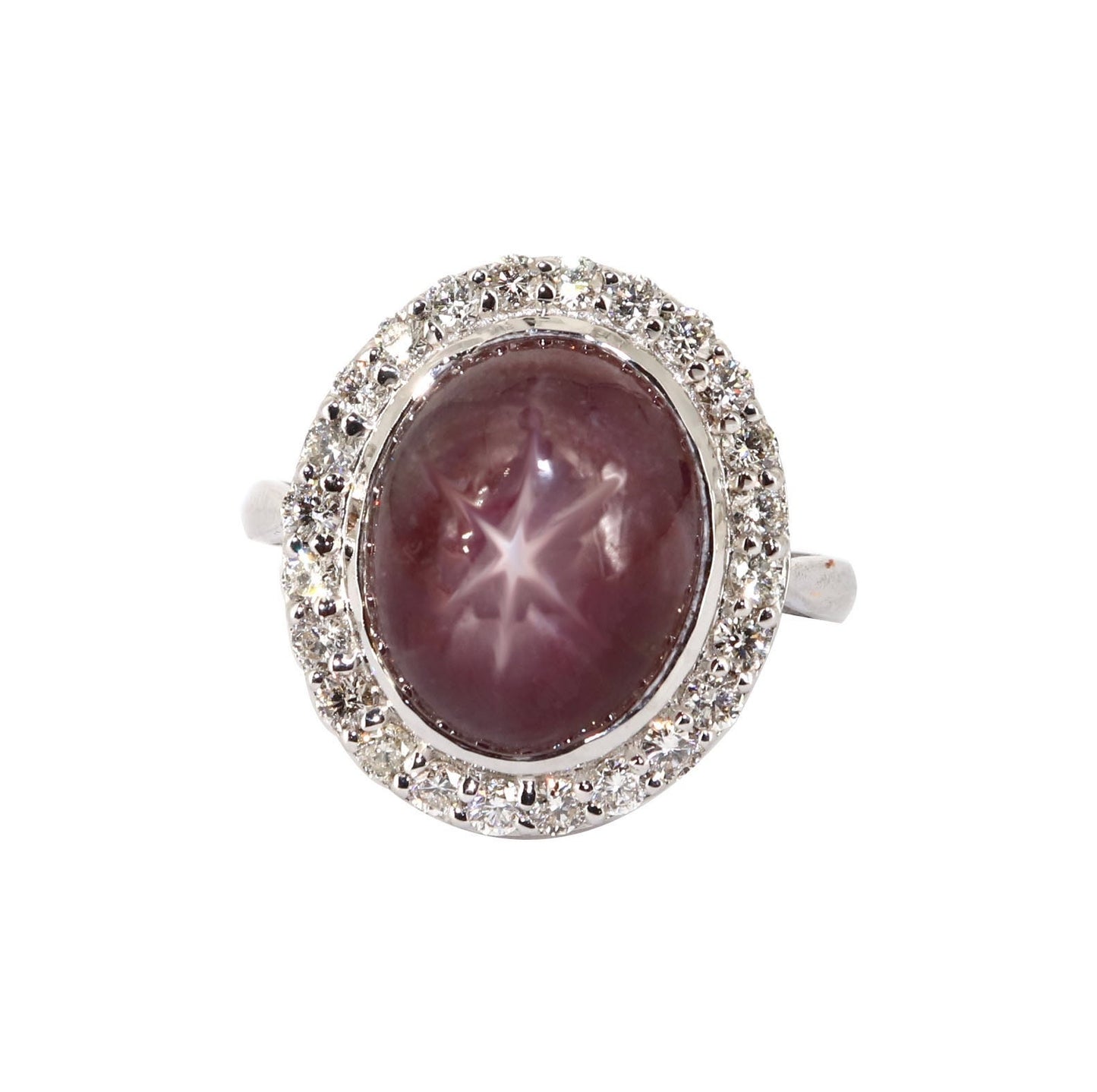 White Ring 14K Gold