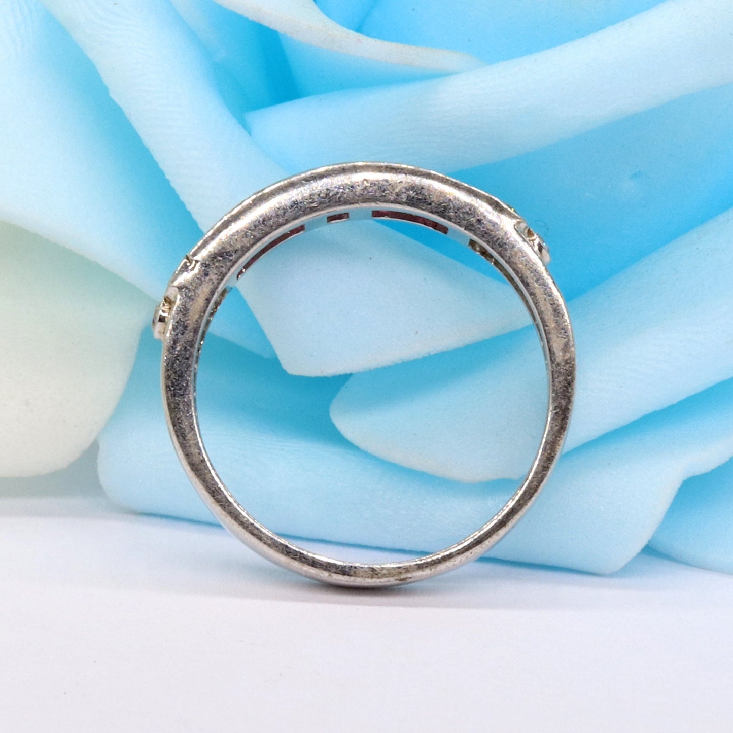 Ruby Ring Silver