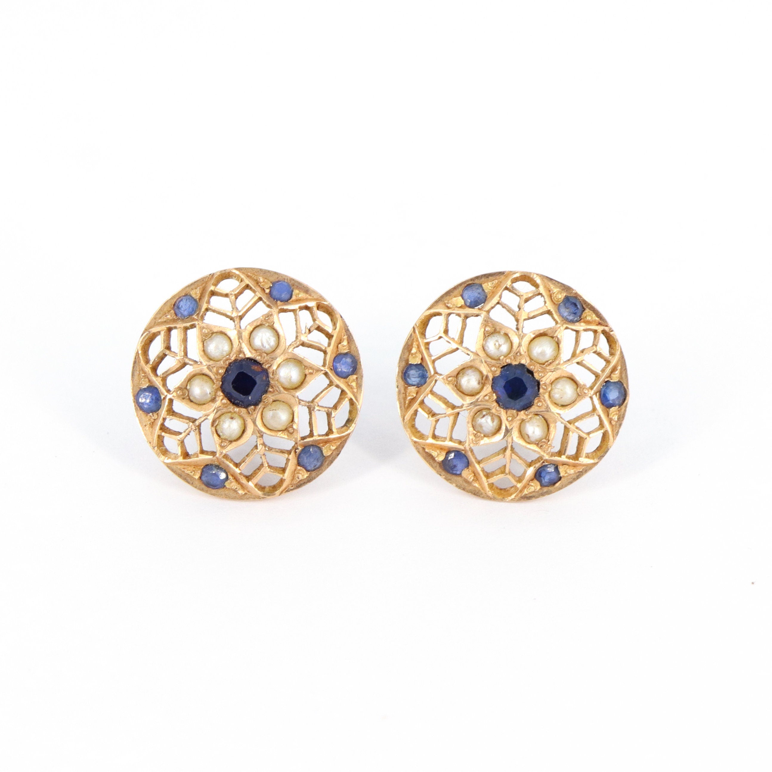 Antique Yellow Earring 18K Gold