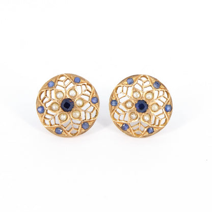 Antique Yellow Earring 18K Gold