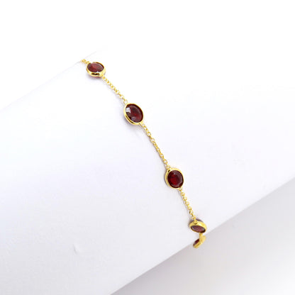 Ruby Bracelet 14K Gold