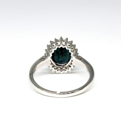 Handmade Blue Sapphire Ring 14K Gold