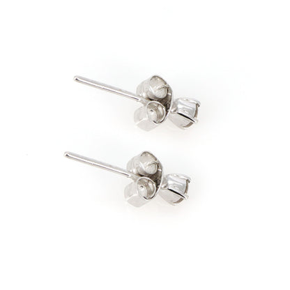 0.10/20 Studs White Studs Real Earring 18K Gold