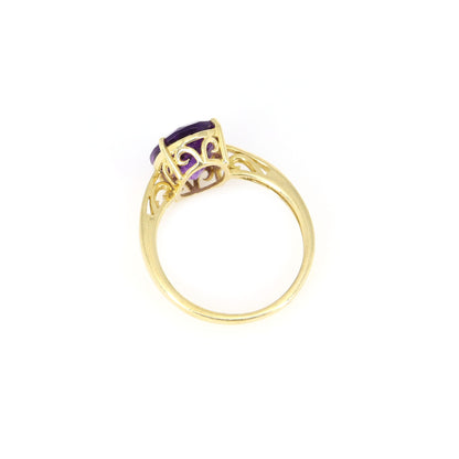 Amethyst Ring 14K Gold