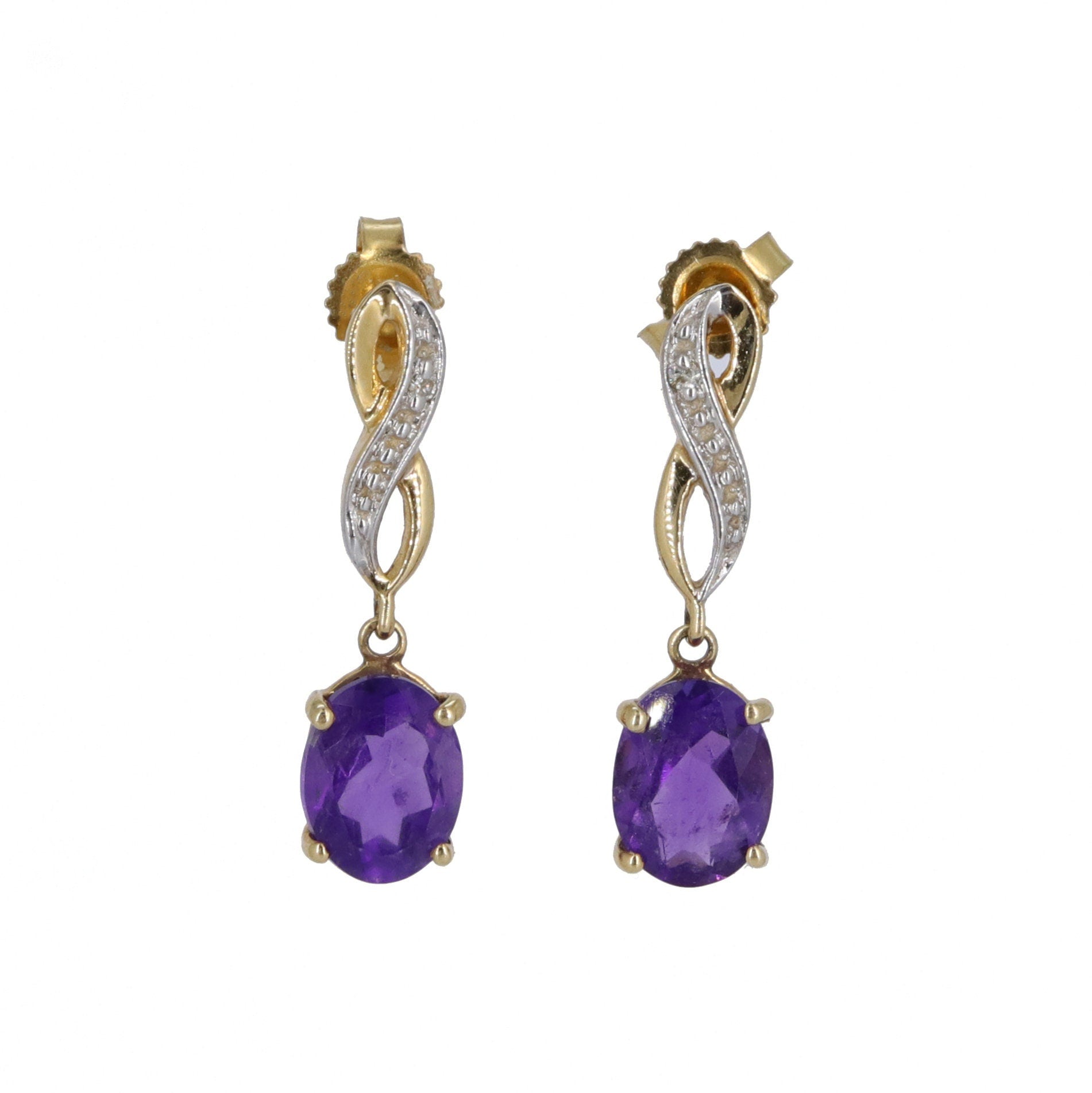 Eternity Design Earring 14K Gold