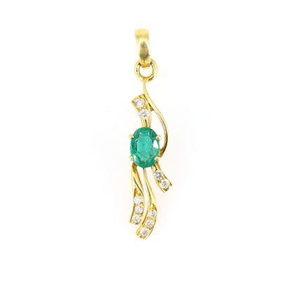 Unique Design Pendant 18K Gold