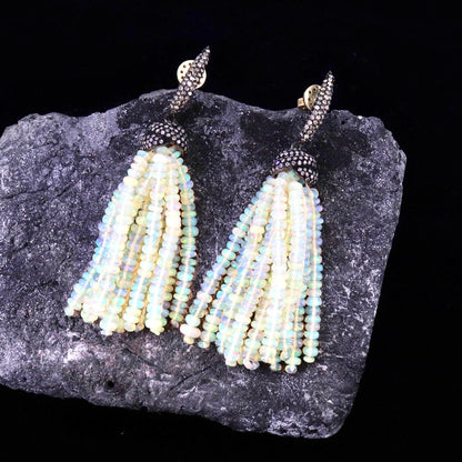 October Bithstone Multi Fire Gemstone Earring