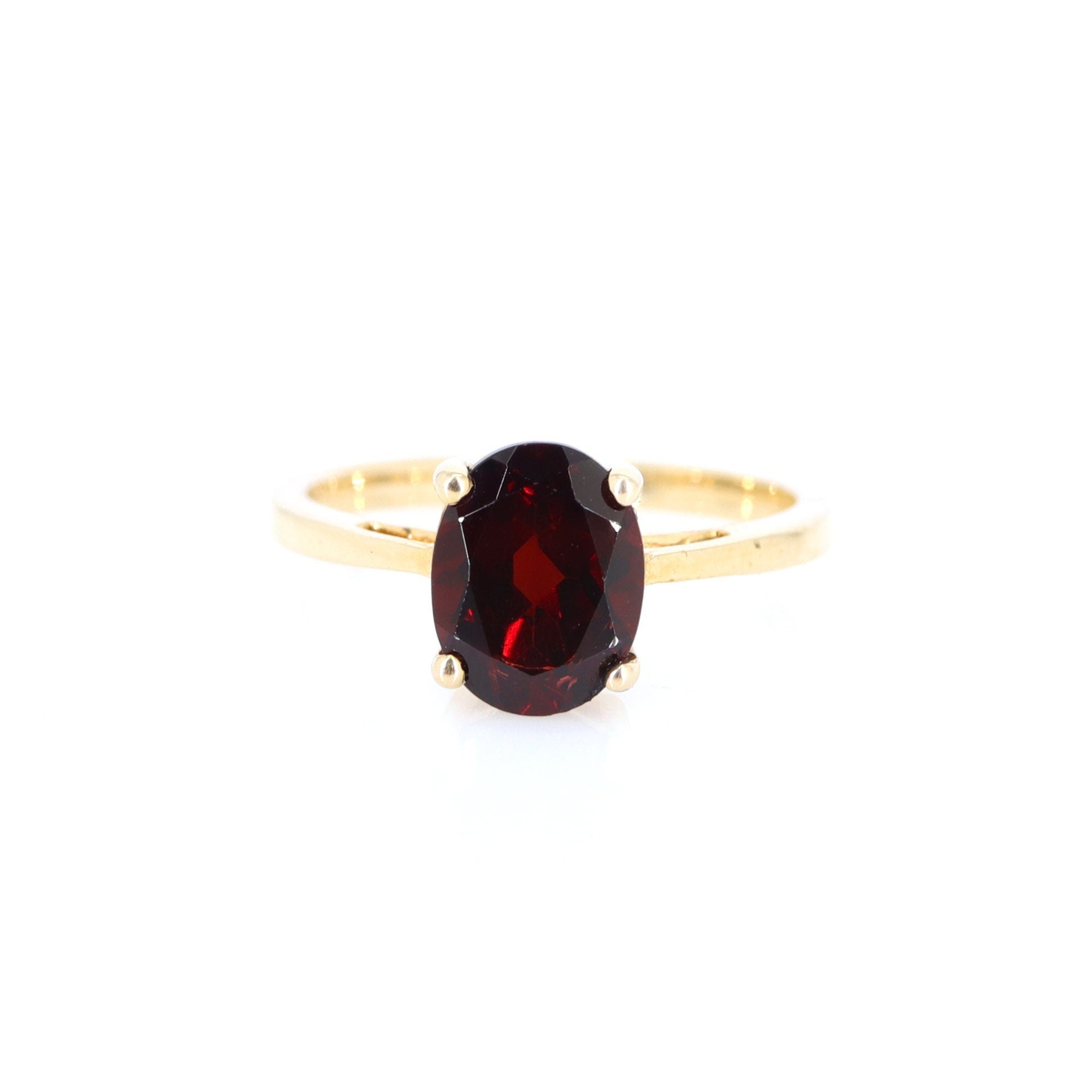 Garnet Ring 14K Gold
