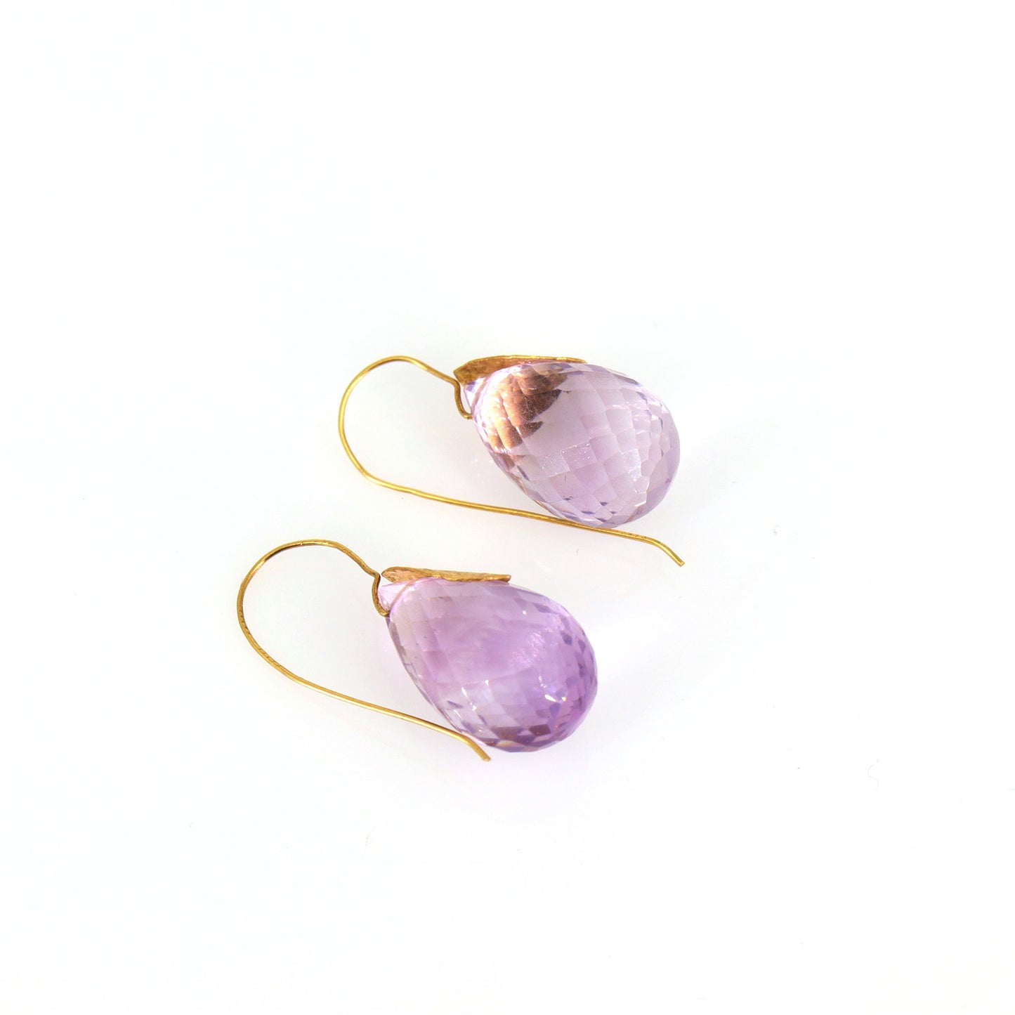 Amethyst Earring 18K Gold