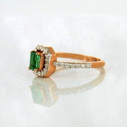 Pink Beautiful Ring 14K Gold