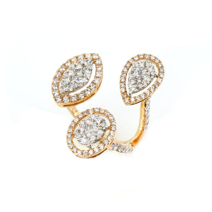 Open Cuff Ring 18K Gold