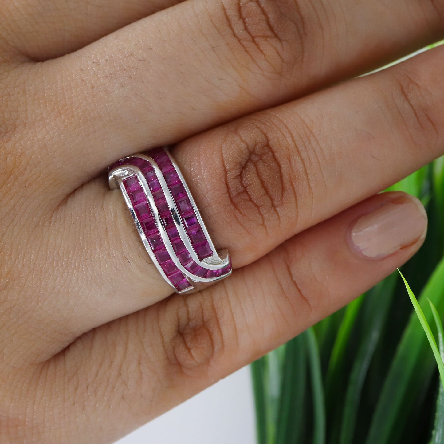 Unique Design Ring Silver
