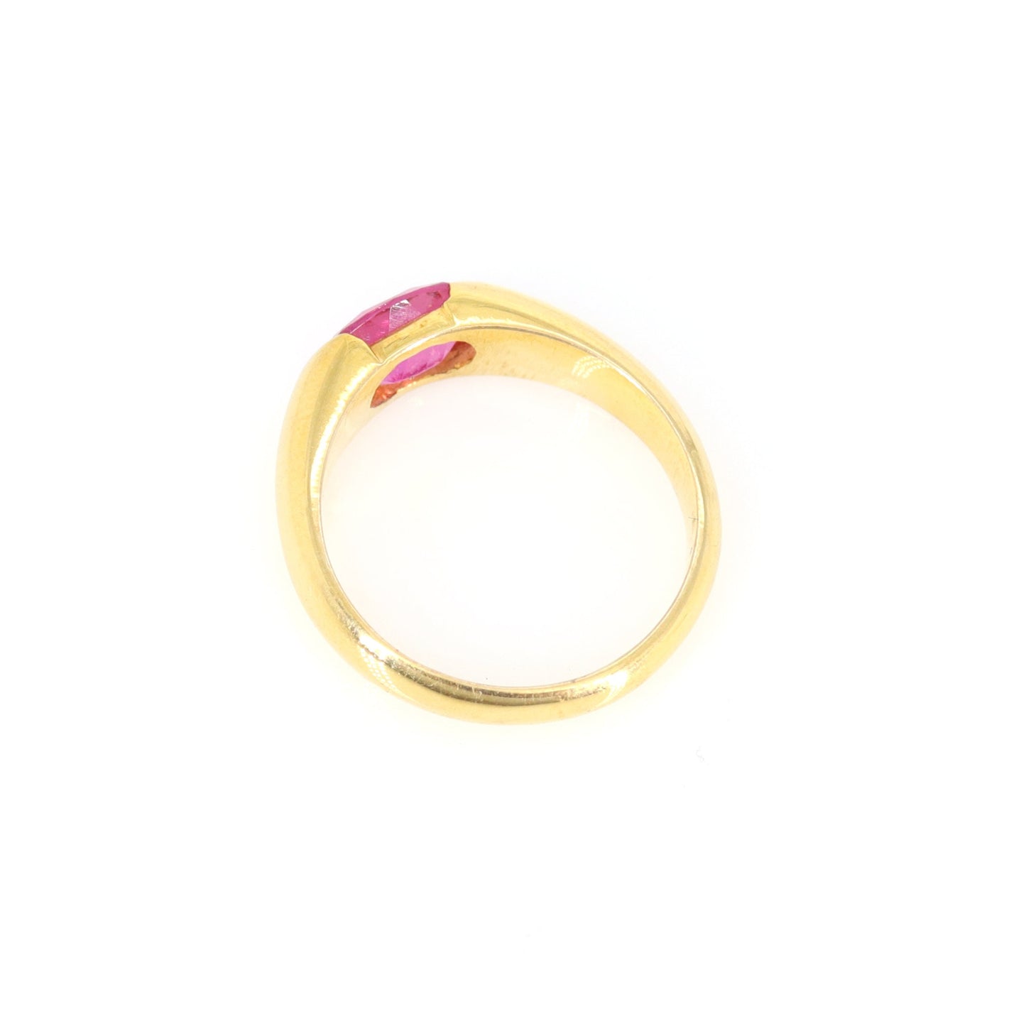 Pink Tourmaline Ring 18K Gold