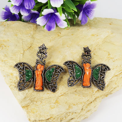 Exclusively Coral Earring