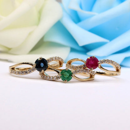 Emerald Ring 14K Gold