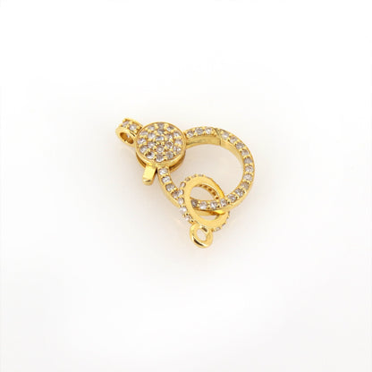 Lobster Lock Enhancer Charm Pendant 14K Gold