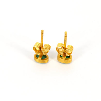 Yellow Studs Earring 14K Gold