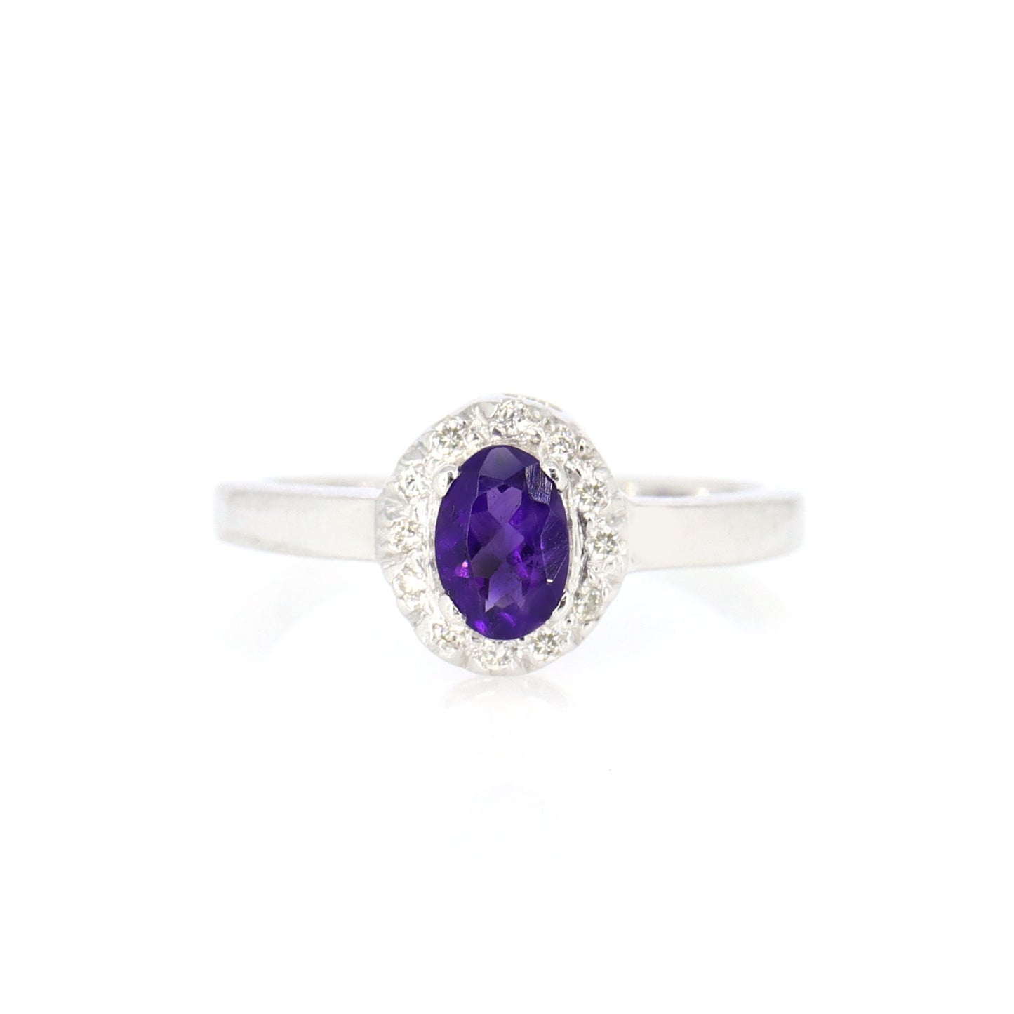 Amethyst Ring 18K Gold